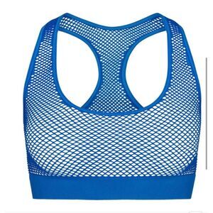 SMIMS NWT Perforated Racerback Bra - Cobalt Blue